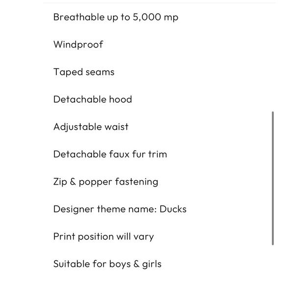 Mini Rodini K2 Wild Duck Padded Parka Winter Coat Navy 128-134 cm 7-9 - Picture 12 of 15